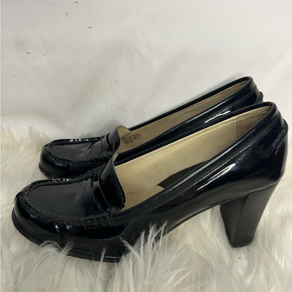 Michael Kors Shoes - Michael Kors Y2K Black Patent Leather Heels